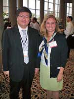 Dr. Kondo and Kristin Loomis